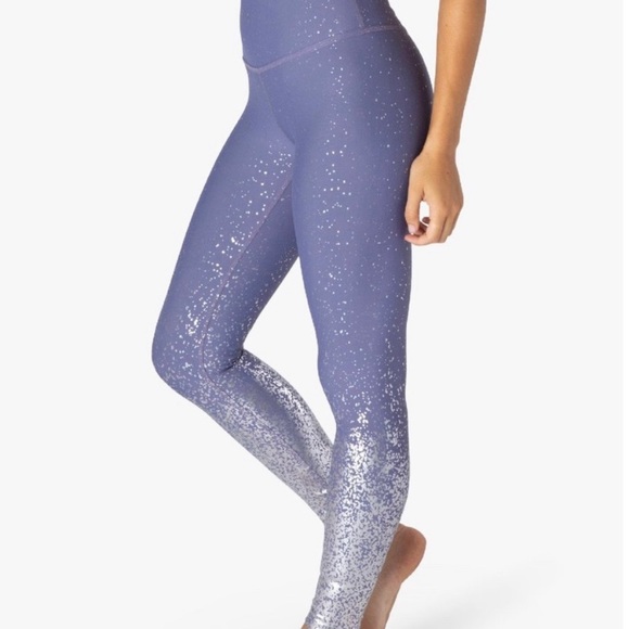 Beyond Yoga High Waisted Alloy Ombre Midi Leggings - Picture 4 of 14